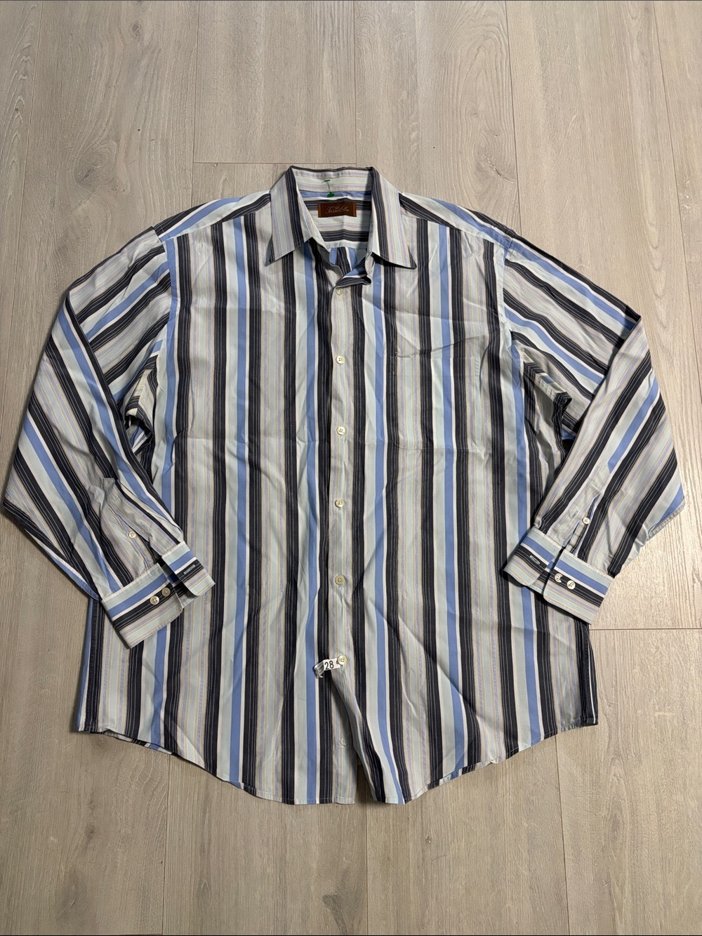 🔥BUNDLESALE Men’s XL Tasso Elba Vertical Stripe Dress Shirt